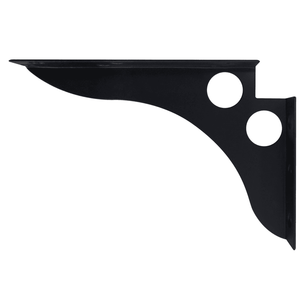 8" x 12" SpeedBrace Shelf Bracket, Black Finish - Fastcap Image 1