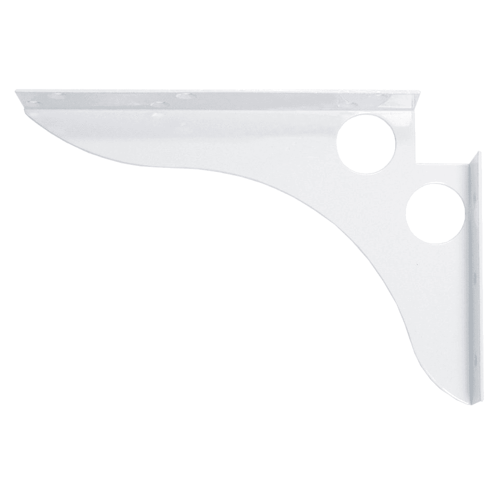 8" x 12" SpeedBrace Shelf Bracket in White Finish