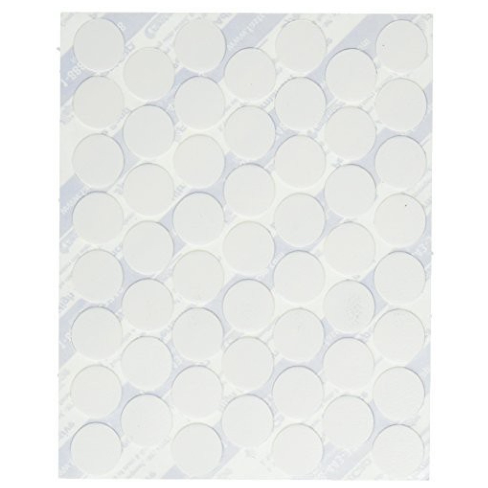 9/16" Cover Cap, White, PVC, Box of 1060 - Main Image