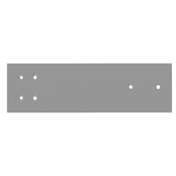 300-500 Pound Capacity Countersunk Screw Hole Brace for Substrate Mounting