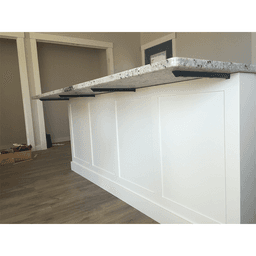Powder Coated Steel Countertop and Bar Overhang Support
