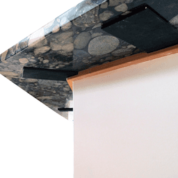 Countersunk screw holes for easy installation