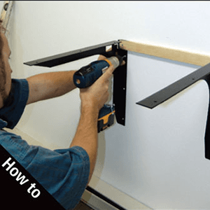 Image of the Stealth SpeedBrace installed under a countertop