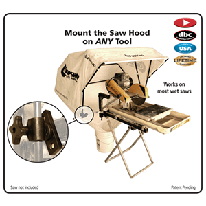 ChopShop Saw Hood Tile Saw Accessory Mounting Bracket - Alt Image 1