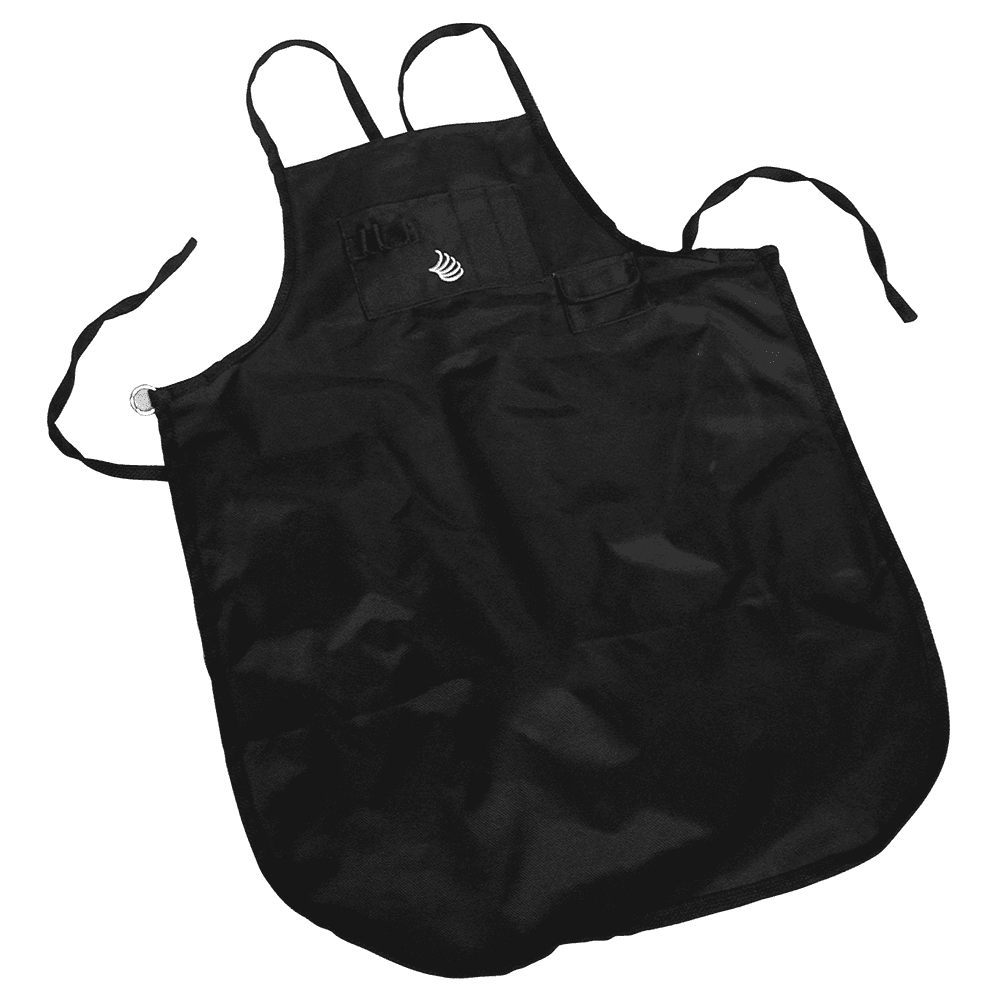 Fastcap Ballistic Woodturners Apron in Black - Durable Nylon Material with Strategically Placed Pockets for Woodworking Tools