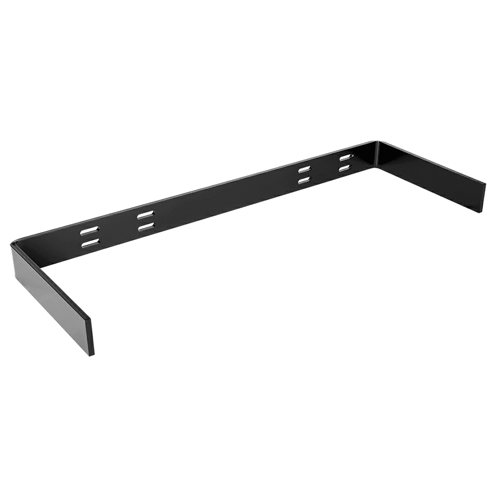 8" x 22-1/2" Large Floating Shelf Bracket, Black Finish Main - Image
