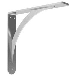 2" x 8" Brunswick Countertop Bracket, Stainless Steel Finish Alt 1 - Image