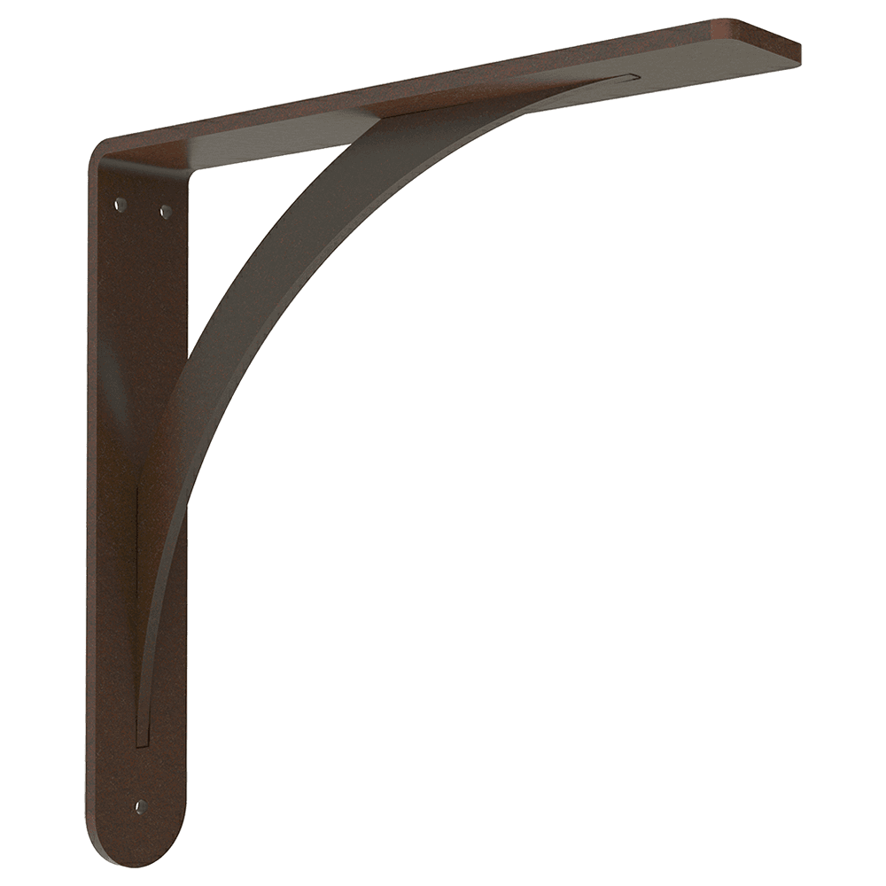 2" x 8" Brunswick Countertop Bracket, Oil Rubbed Bronze Finish Main - Image