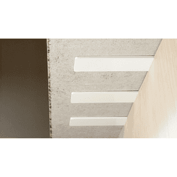 12" x 1/4" Liberty Hidden Countertop Support Plate, Gloss Black Finish Alt 2 - Image