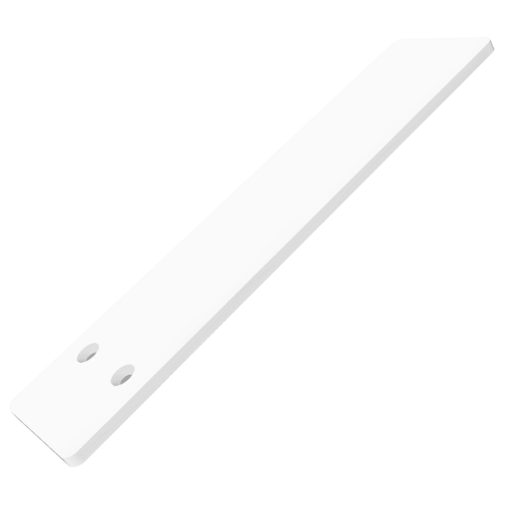 20" x 1/2" Liberty Hidden Countertop Support Plate, Gloss Black Finish Alt 1 - Image