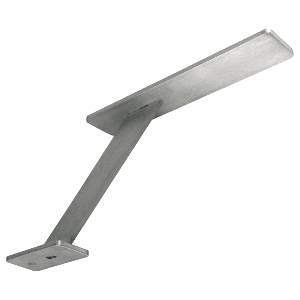 2" x 10" Enterprise Counter Mounted Support Bracket, Stainless Steel Finish Main - Image