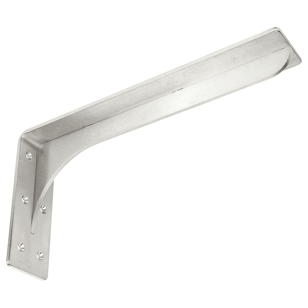 3" x 10" Sutherland Bench Bracket, Stainless Steel Finish Main - Image