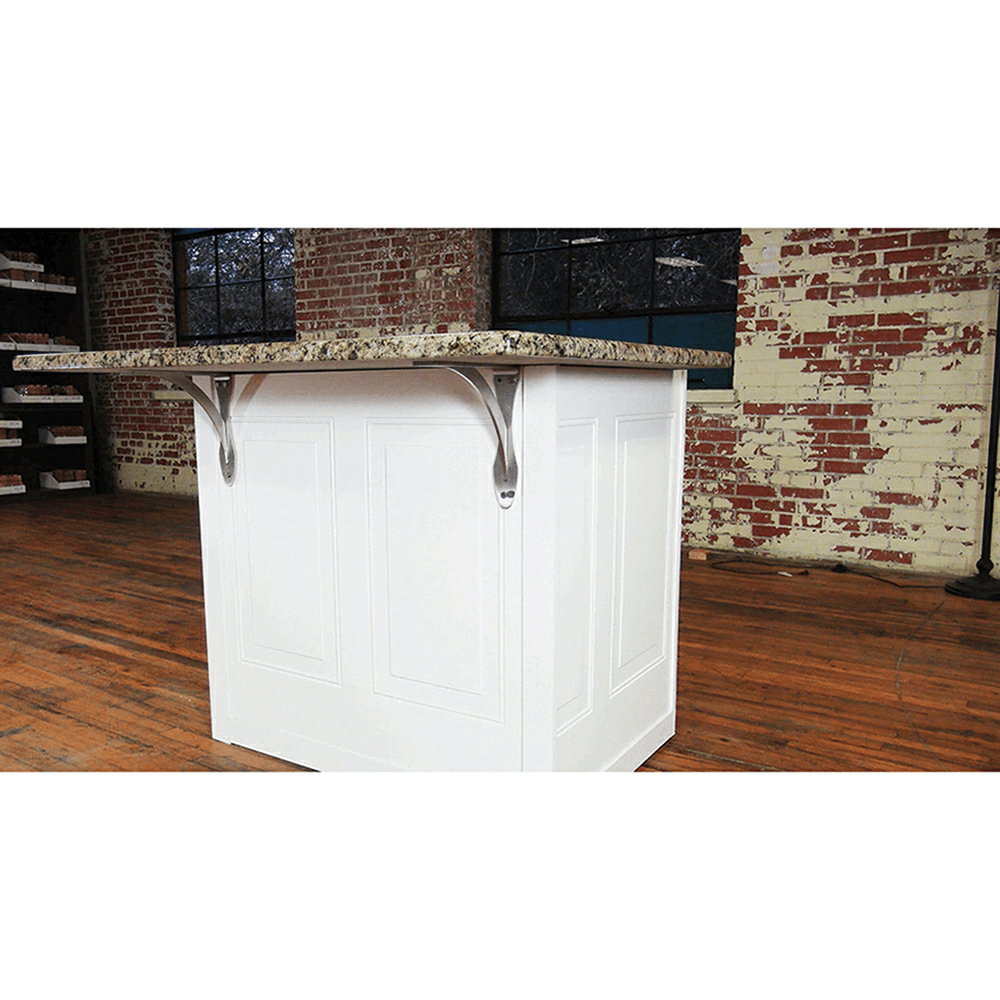 2" x 10" Torii Countertop Support, Steel Finish Alt 1 - Image