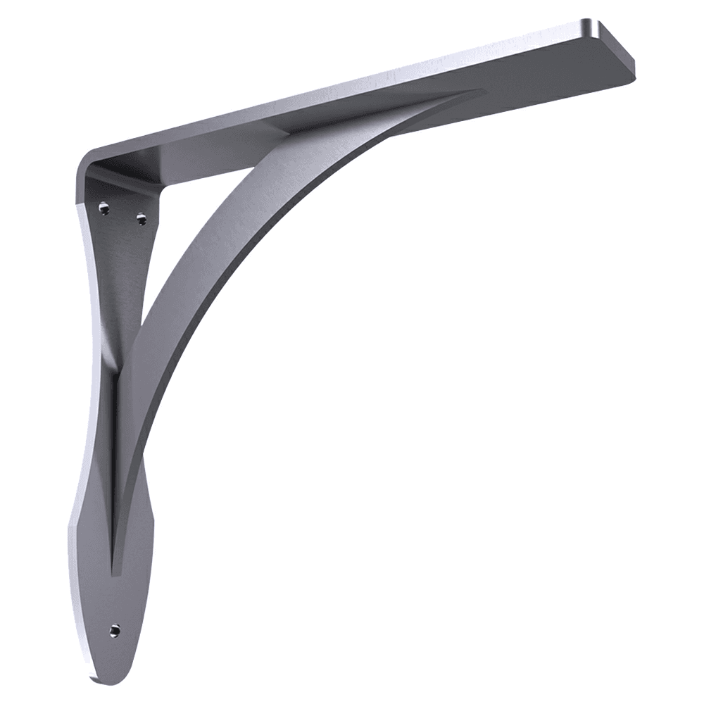 10" x 2" Torii Countertop Support, Stainless Steel Finish Main - Image