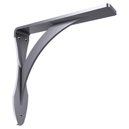10" x 2" Torii Countertop Support, Stainless Steel Finish Main - Image