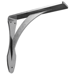 2" x 12" Torii Countertop Support, Steel Finish Main - Image
