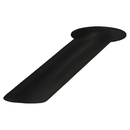 2" x 4" Blakeney Countertop Post Support, Black Finish Main - Image