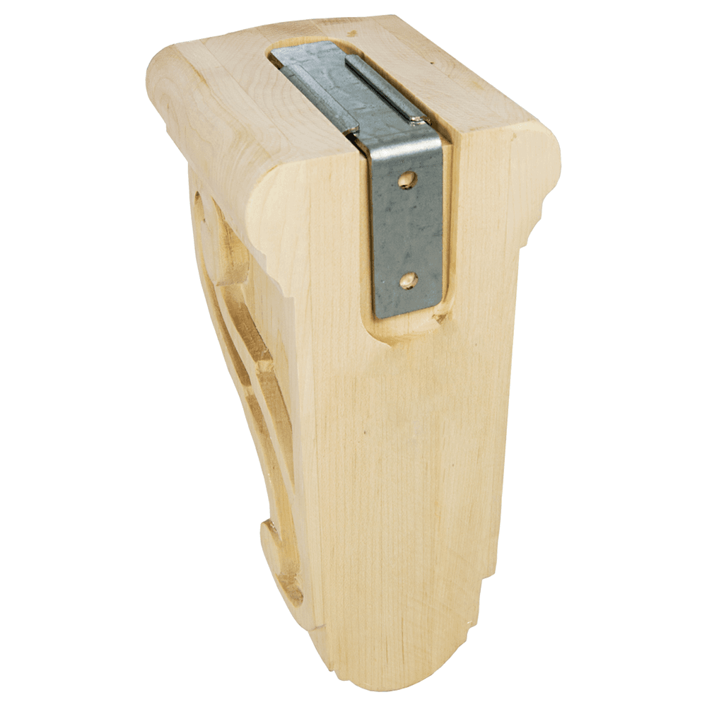 1" x 4" Light Duty Corbel Mount System, Galvanized Finish Alt 1 - Image