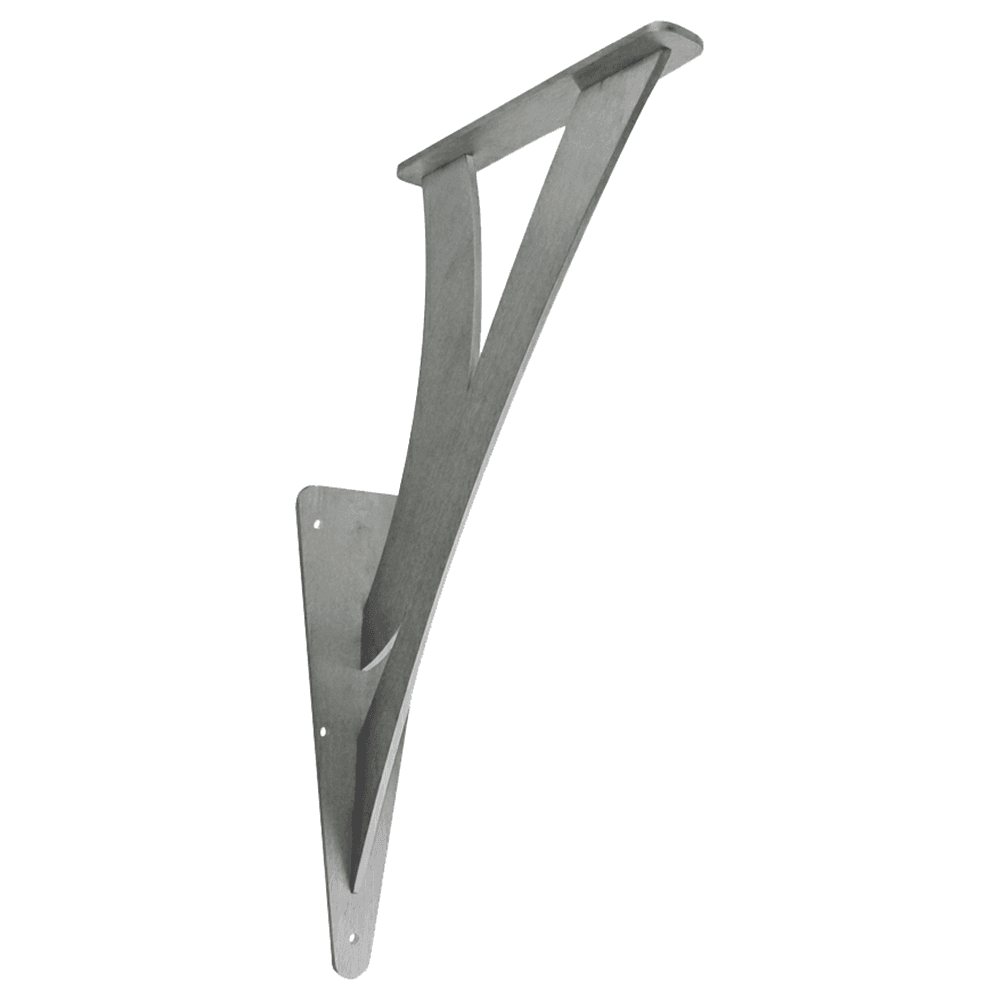 2" x 10" Valencia Bar Top Support, Stainless Steel Finish Main - Image