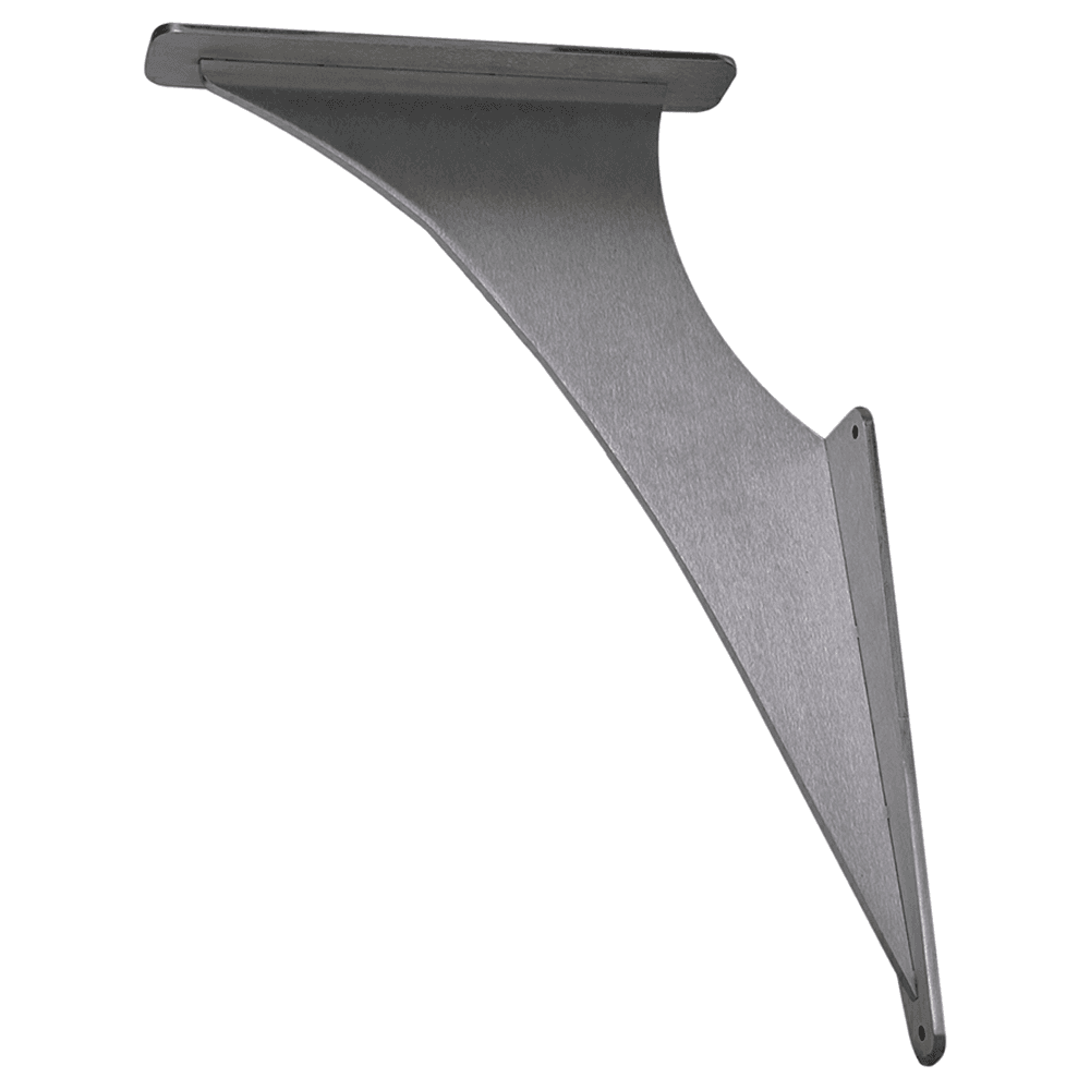 12" x 20" Alpine Bar Top Support, Stainless Steel Finish Alt 1 - Image