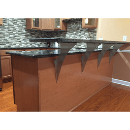 12" x 20" Alpine Bar Top Support, Stainless Steel Finish Alt 2 - Image