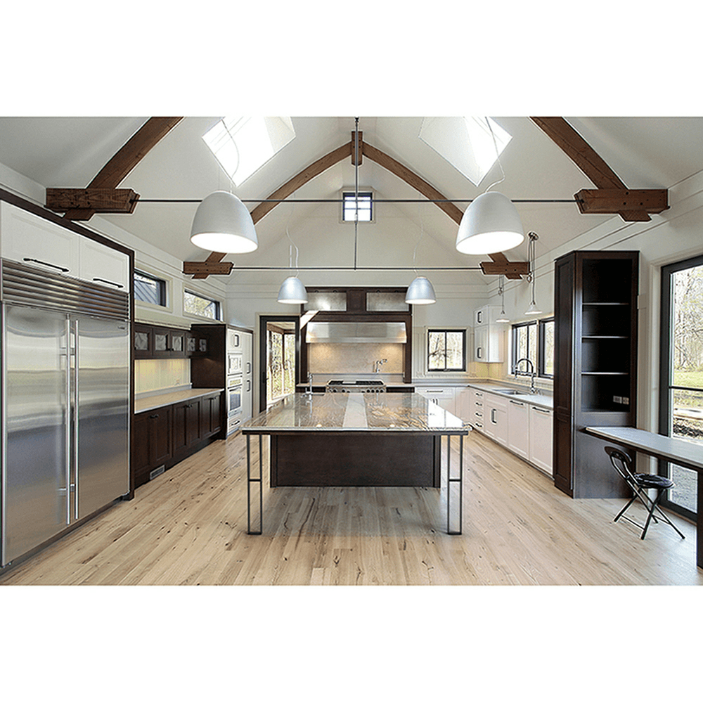 6" x 34-1/2" Anteris Countertop Leg Support, Black Finish Alt 2 - Image