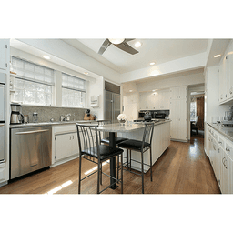 4" x 34-1/2" Trajan Countertop Leg Support, Stainless Steel Finish Alt 2 - Image