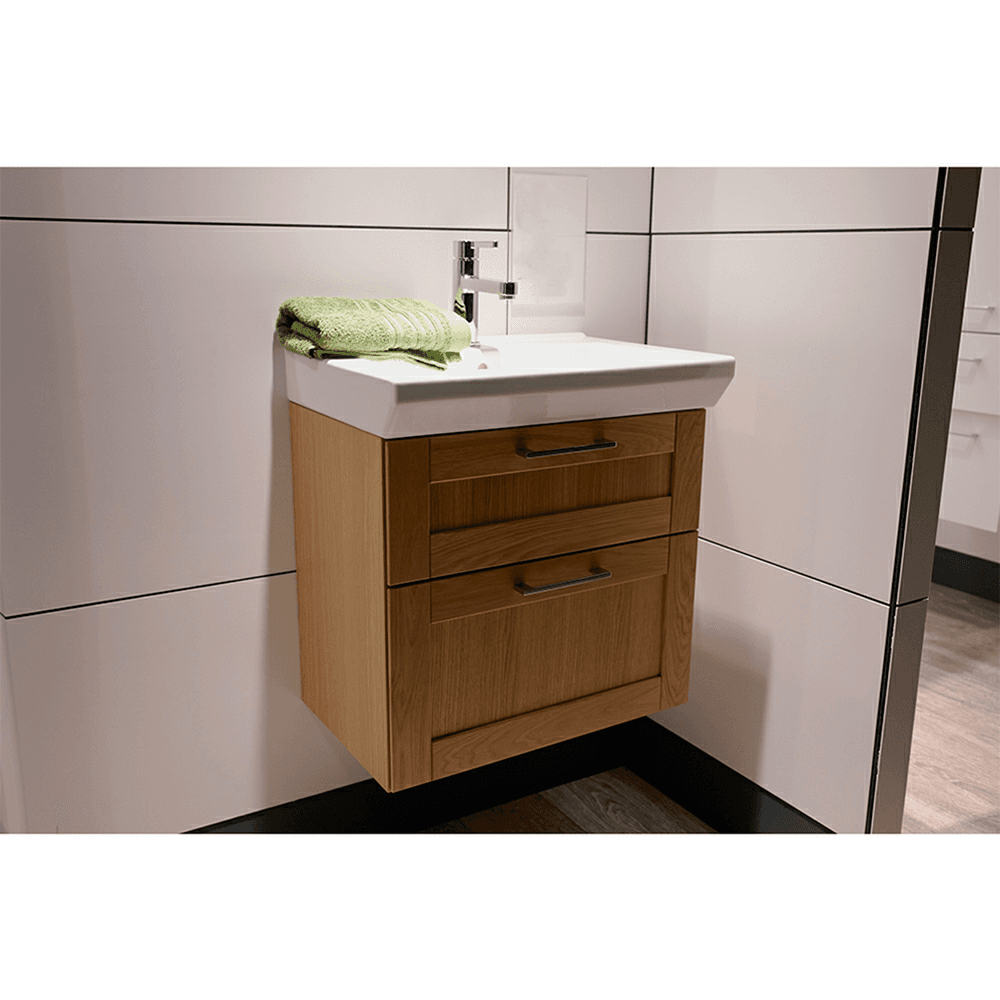 18" x 10" Sento Floating Vanity Support, Black Finish Alt 1 - Image