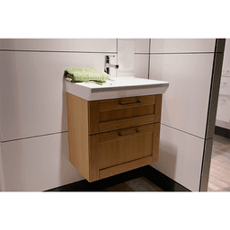 18" x 10" Sento Floating Vanity Support, Black Finish Alt 1 - Image