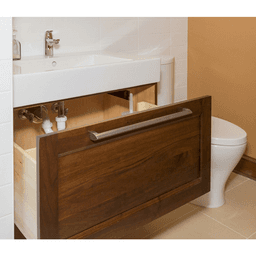 18" x 10" Sento Floating Vanity Support, Black Finish Alt 2 - Image