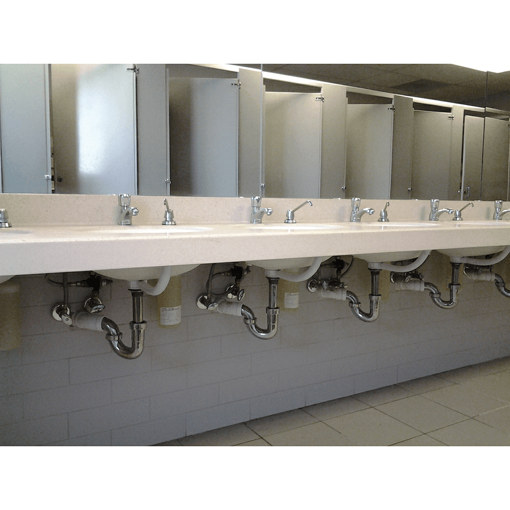 24" x 3/4" Hammam Small Lavatory Support, Black Finish Alt 1 - Image