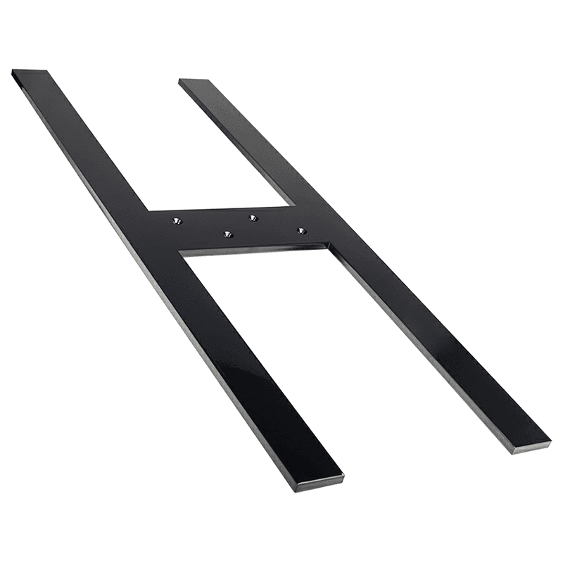 12" x 31-1/4" Harrison Hidden Countertop Support, Black Finish Main - Image