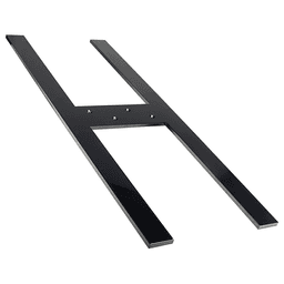 12" x 31-1/4" Harrison Hidden Countertop Support, Black Finish Main - Image