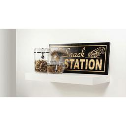 10" x 24" Low Profile Floating Shelf System, White Finish Alt 1 - Image
