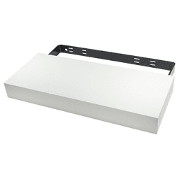 10" x 40" Classic Floating Shelf System, Stainless Steel Finish Alt 1 - Image