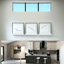 10" x 40" Classic Floating Shelf System, Stainless Steel Finish Alt 5 - Image