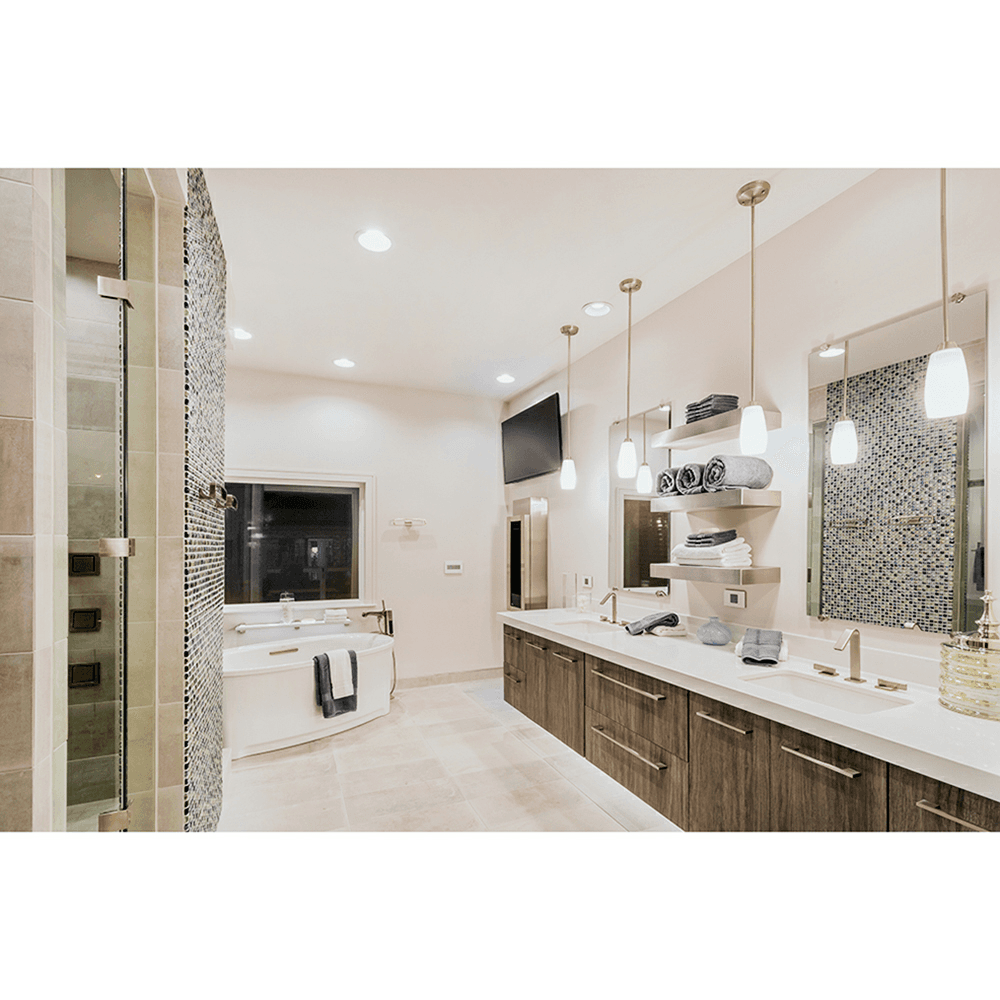3-1/4" x 10" x 24" Classic Floating Shelf System, Stainless Steel Finish Alt 2 - Image