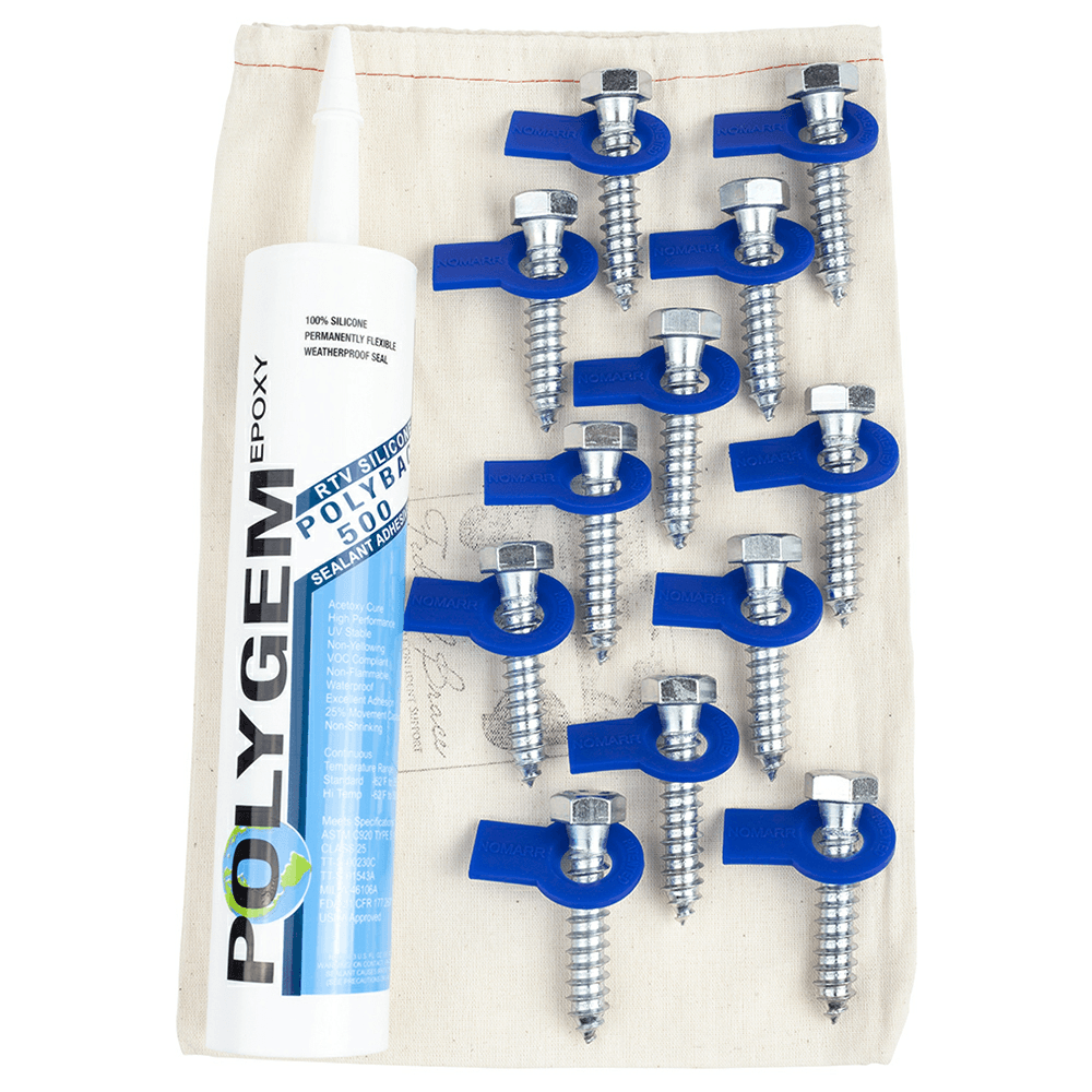 Standard Brace Fastener Kit, Zinc Finish Main - Image