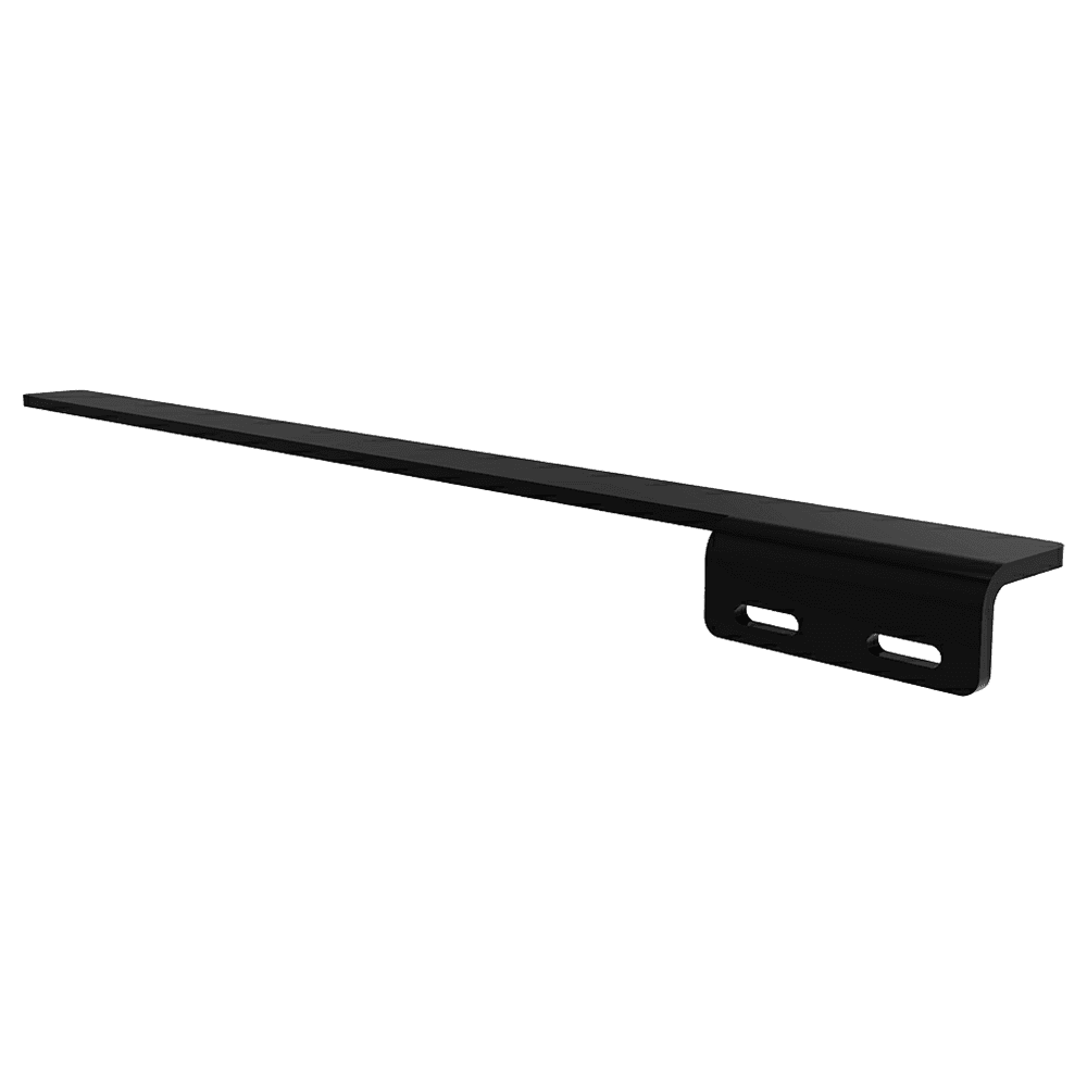 1-1/2" x 24" Harmony Right Hidden Countertop Bracket, Black Finish (3/Pack) Alt 1 - Image