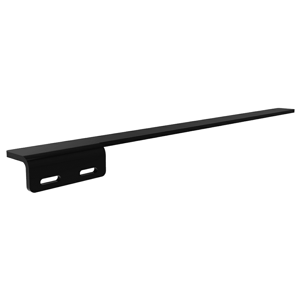 1-1/2" x 24" Harmony Left Hidden Countertop Bracket, Black Finish Main - Image