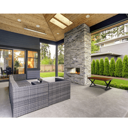 3" x 20-1/2" Indera Bench Support Leg, Black Finish Alt 2 - Image