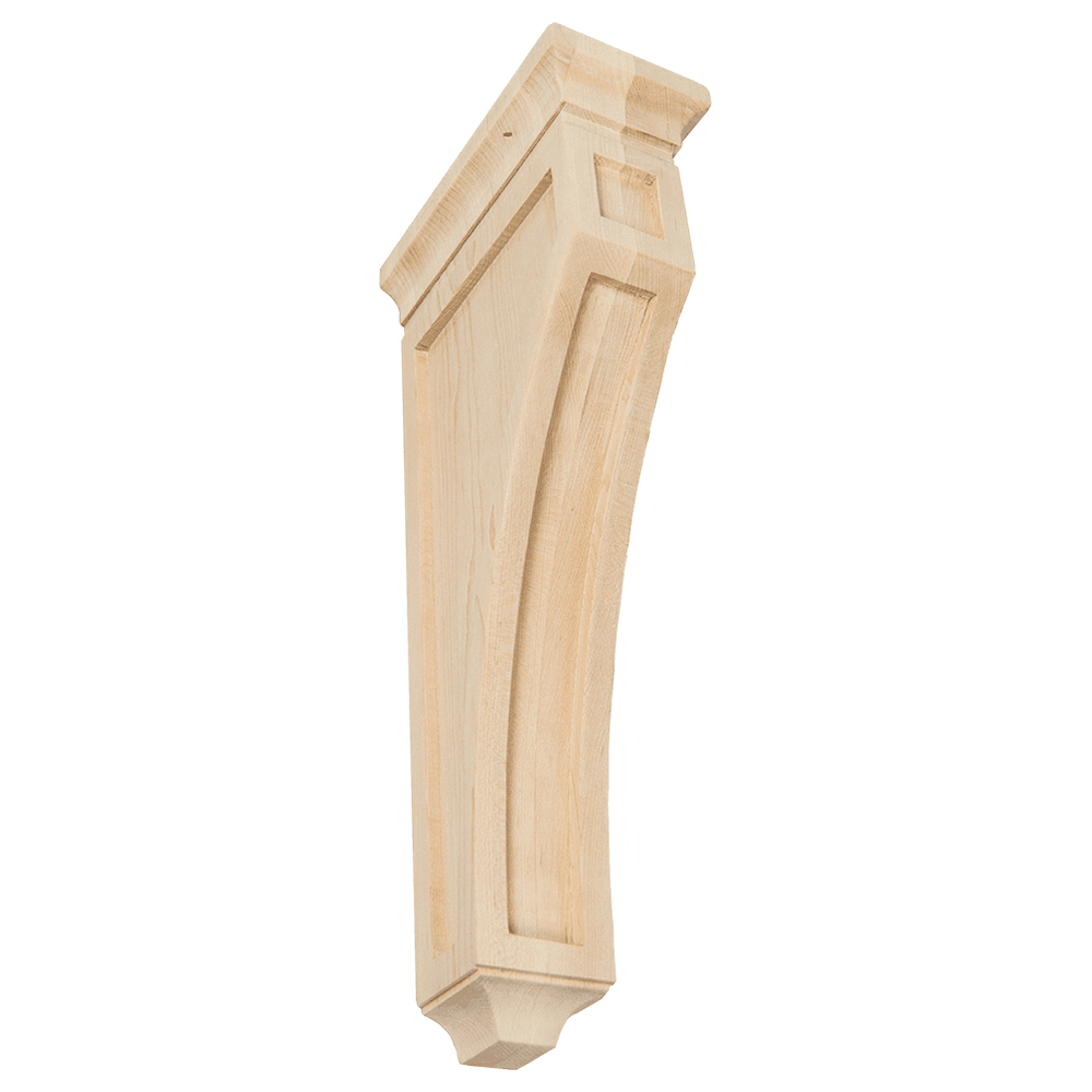 3" x 14" Mission Wood Corbel, Maple Alt 1 - Image