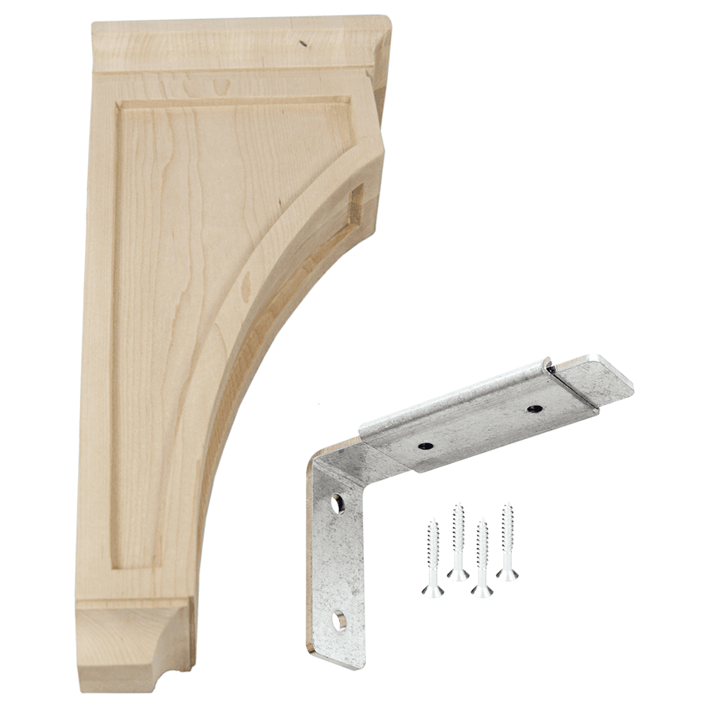 3" x 14" Mission Wood Corbel, Maple Main - Image