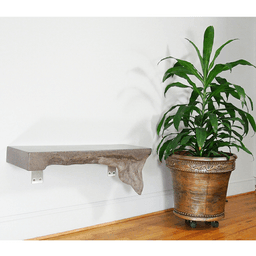 3" x 16" BANQ Heavy Duty Bench Bracket, Black Finish Alt 2 - Image