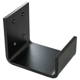 5" x 8" Appalachian Mantel Bracket, Black Finish Main - Image