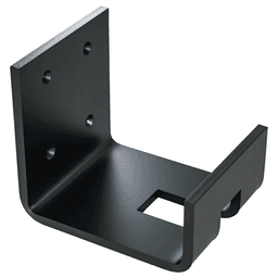 5" x 6" Breckenridge Mantel Bracket, Black Finish Main - Image