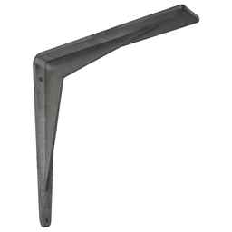 10" x 10" Chevron Countertop Support Bracket, Flat White Finish Alt 1 - Image