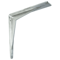 18" x 18" Chevron Countertop Support Bracket, Stainless Steel Finish Main - Image