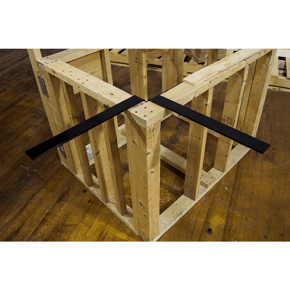 12" x 2" Independence Hidden Corner Bracket, Black Finish Alt 2 - Image