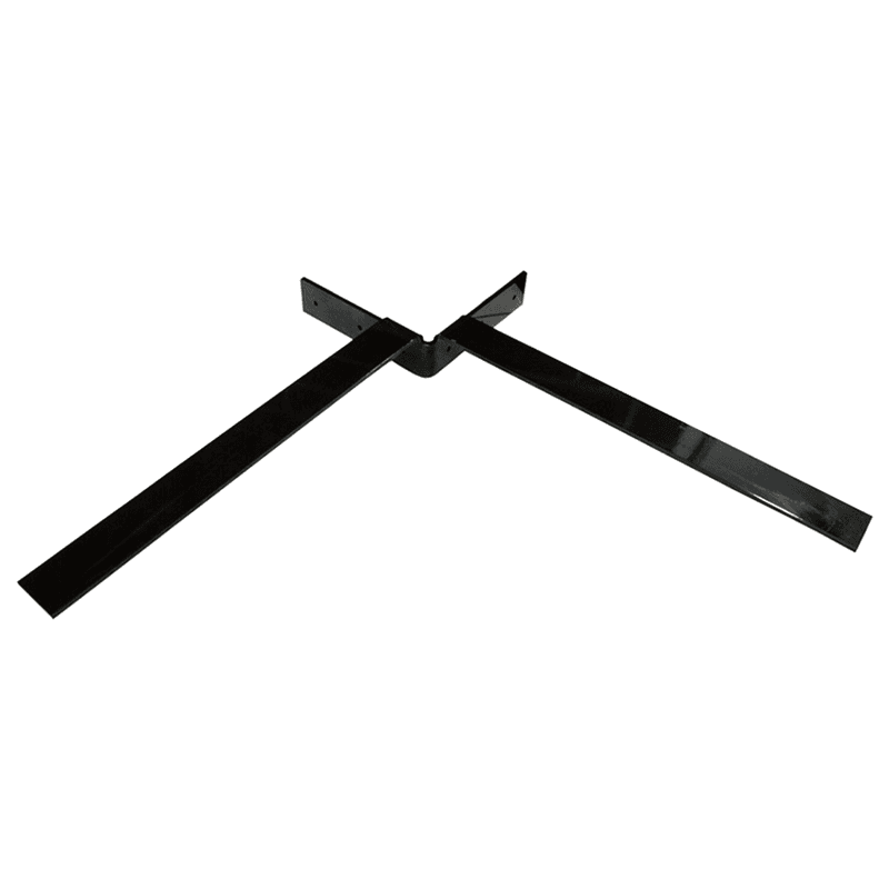 12" x 2" Independence Hidden Corner Bracket, Black Finish Main - Image